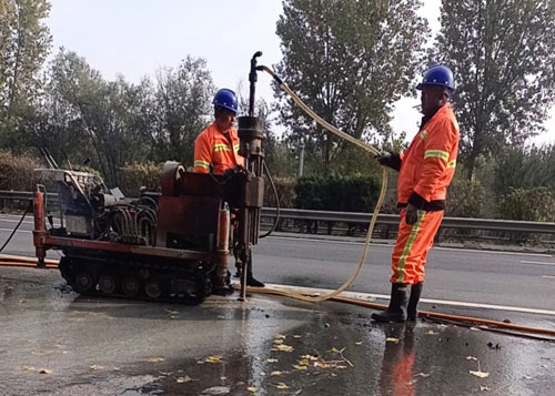 延寿高速公路下沉注浆加固